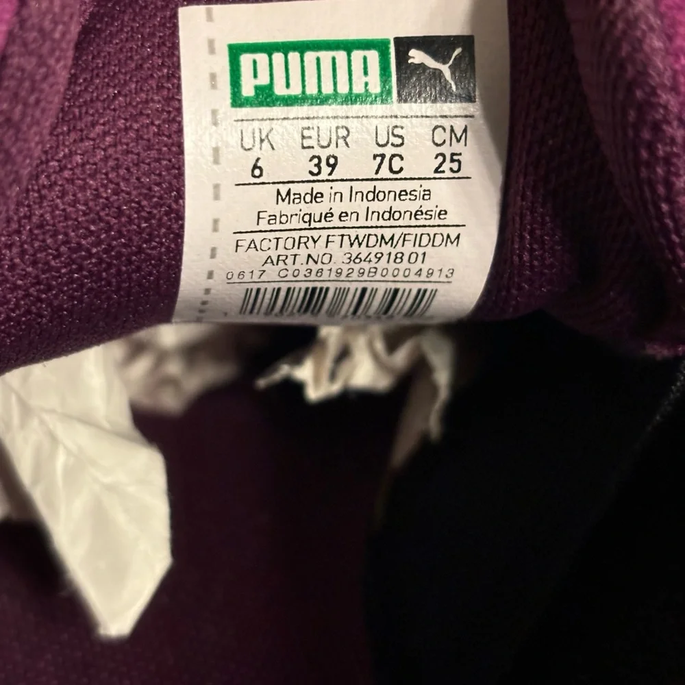 Puma Suede Heart Dark Purple